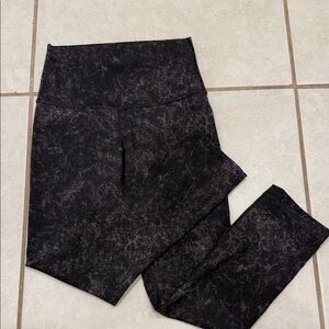 lululemon athletica Black Patterned Leggings